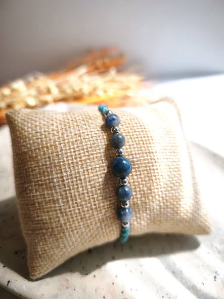 Bracelet Souffle d’océan fait main par Octalya